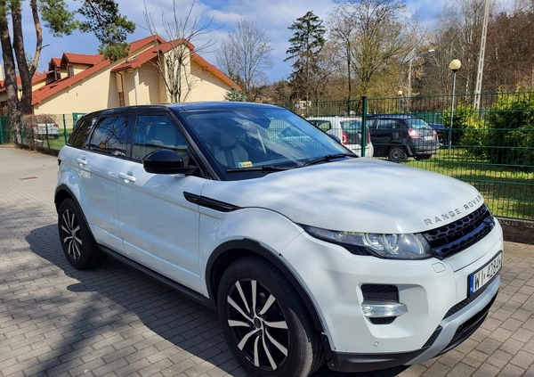 Land Rover Range Rover Evoque cena 75000 przebieg: 202042, rok produkcji 2014 z Warszawa małe 562